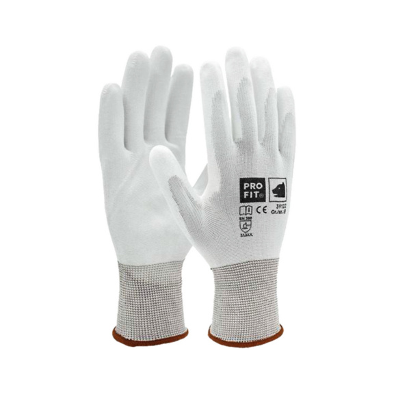 Gant de protection de montage PRO FIT, blanc, taille 7 - Gants de montage