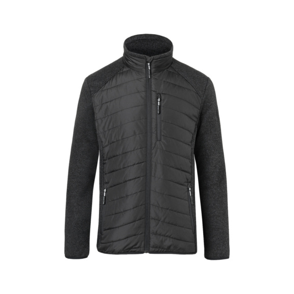 Kübler Hybridjacke, schwarz/dunkelgrau, Größe 3XL - Hybridjacke