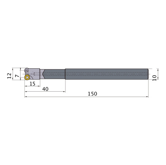 ARX25R122SA10LW MITSUBISHI, Schaftfräser - ARP, Wendeschneidplatenfräser