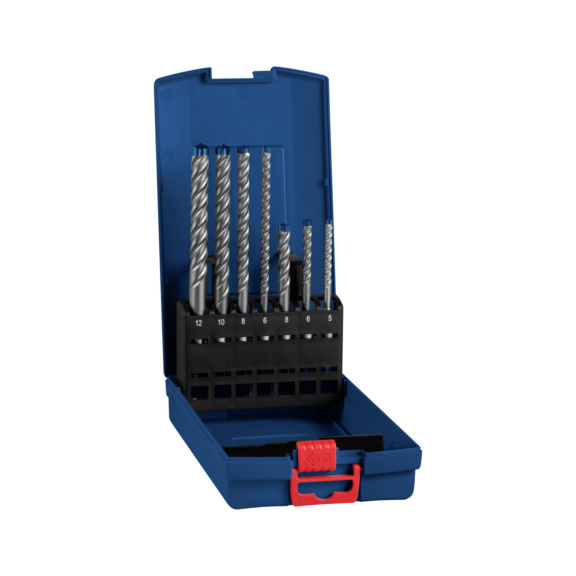 BOSCH Hammerbohrer Expert SDS plus-7X-Set 5/6/6/8/8/10/12&nbsp;mm 7-teilig - Expert SDS plus-7X Hammerbohrer