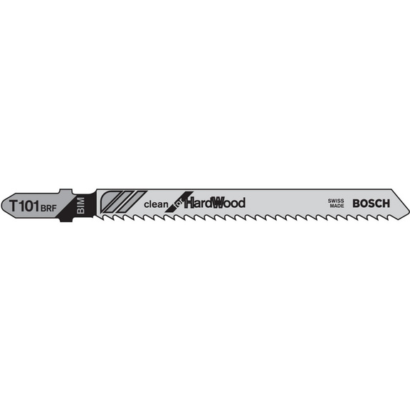 BOSCH Stichsägeblätter 5 Stück 2 608 634 235 T 101 BRF - Bimetall-StichsägeblätterT 101 AIF Clean for Hard Wood