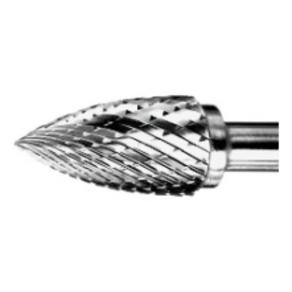 BIAX DRUCKLUFT Hartmetall-Frässtift 6 mm TCH 1006 Zahnung 3 - Hartmetall-Frässtift