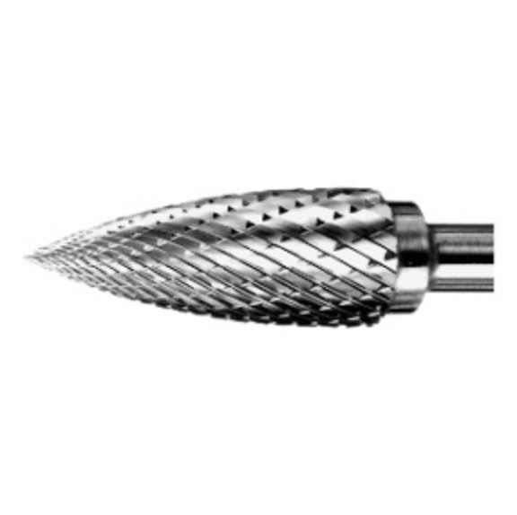 BIAX DRUCKLUFT Hartmetall-Frässtift 6 mm TCH 1226 Zahnung 5 - Hartmetall-Frässtift