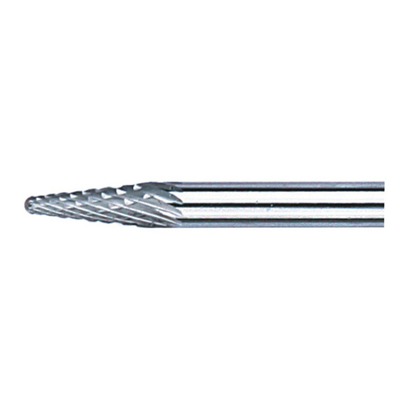 ATORN Hartmetall-Frässtift 3 mm KEL 0314.03 Z6 HM Zahnung 6 - Hartmetall-Frässtift