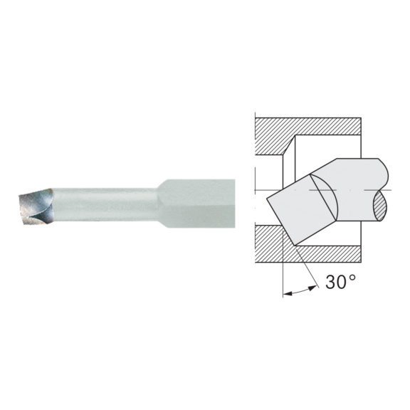 ORION Drehmeißel HSSE ähnl. D4953 quadratisch 8mm x 8mm - Drehmeißel HSSE ähnl. DIN 4953 quadratisch