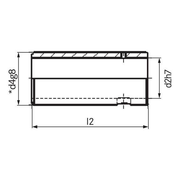 BILZ Rückwärtssenker-Buchse TUB 9,0 x 30,0 mm Zylinderschaft DIN 1835B - Führungsbuchse für Rückwärtssenker