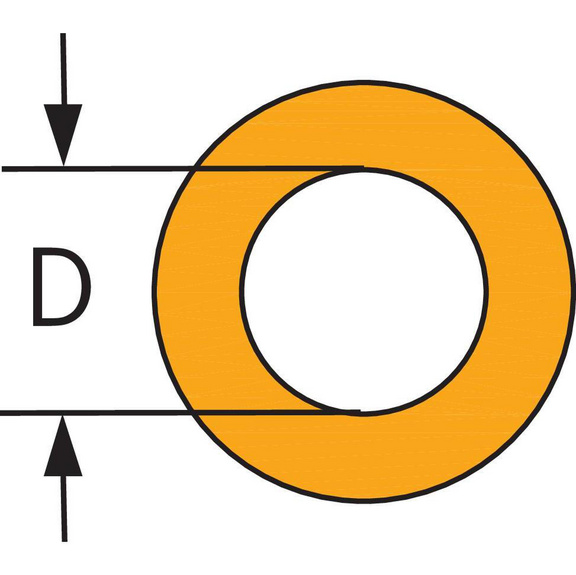 SUBITO Messscheibe für 100-290 mm 1,0 Messbereich - Messscheibe