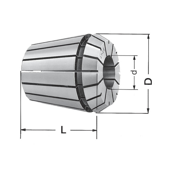 ORION Spannzange DIN ISO 15488 ER 40-22 mm - Spannzangen Typ ER DIN 6499