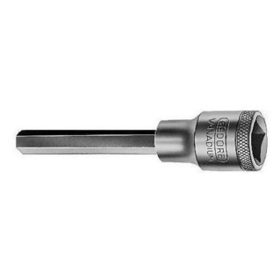 Embout pour douille GEDORE 1/2 po 10 mm long. 140 mm pr vis à six pans creux - Embout de tournevis