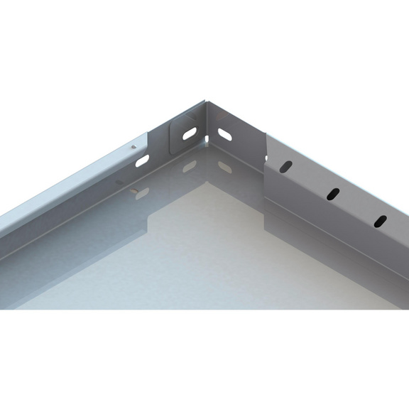 META Steckregal CLIPLxT 750x600, 100 kg Tragfähigkeit pro Boden - Zusatz-Fachboden für Steckregal, Tragfähigkeit 100 kg