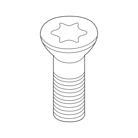 WIDIA Spannschraube f. WSP System VHSC-16 M5 x 9,3 mm - Spannschraube für Wendeschneidplatten