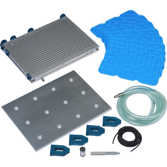 ATORN Vakuum-Spannsystem VAC-MAT Set VM2 400 x 300 x 32,5 Rasterabstand 12,5 mm - Vakuum-Spannsystem mit Adaptermatten im Set