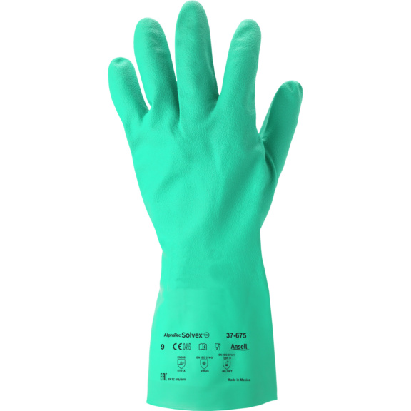 ANSELL Chemie-Schutzhandschuh Gr. 10, Typ SOLVEX 37-675 - Chemikalien-Schutzhandschuhe