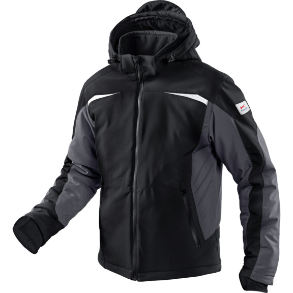 Veste softshell d hiver Kubler noir anthracite taille XXL