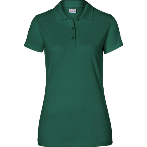 KÜBLER Damen Polo, moosgrün, Größe L - Damen Poloshirt