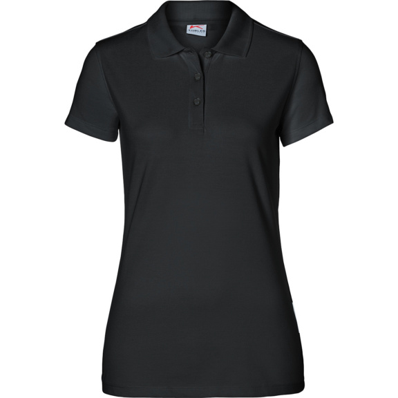 KÜBLER Damen Polo, schwarz, Größe 2XL - Damen Poloshirt