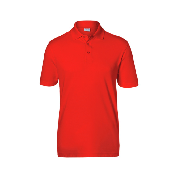 KÜBLER Herren Polo, mittelrot, Größe S - Herren Poloshirt