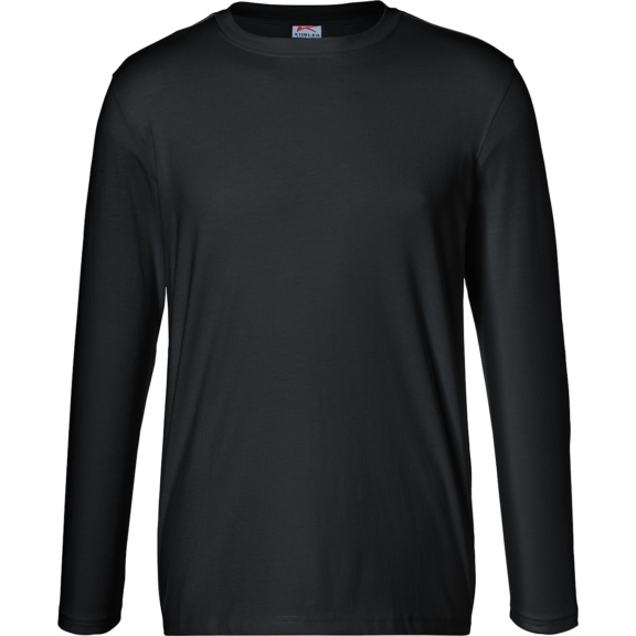 KÜBLER Longsleeve,unisex,schwarz,Gr.M - Longsleeve