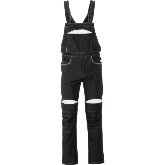 Planam DURAWORK Herrenlatzhose, schwarz/grau, Größe 54 - DURAWORK Herrenlatzhose