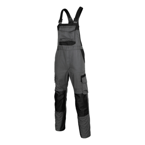 Kübler INNOVATIQ Herrenlatzhose, anthrazit/schwarz, Größe 44 - INNOVATIQ Herrenlatzhose