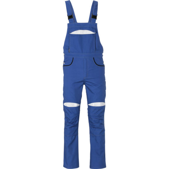 Planam DURAWORK Herrenlatzhose, kornblau/schwarz, Größe 46 - DURAWORK Herrenlatzhose