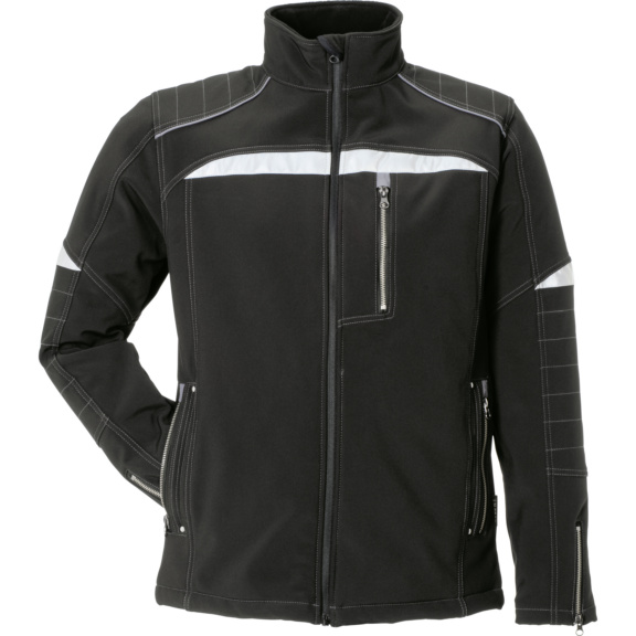 Planam DURAWORK Softshelljacke, schwarz/grau, Größe 3XL - DURAWORK Softshelljacke