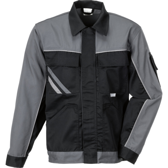 Planam HIGHLINE Bundjacke, schwarz/schiefer/zink, Größe 60 - HIGHLINE Bundjacke