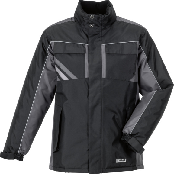 Planam HIGHLINE Winterjacke, schwarz/schiefer/zink, Größe L - HIGHLINE Winterjacke