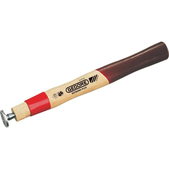 GEDORE manche Hickory de rechange complet pour masse 6 000 kg ROTBAND-PLUS - Manche de rechange gainé, avec clavette et plaquette de fixation