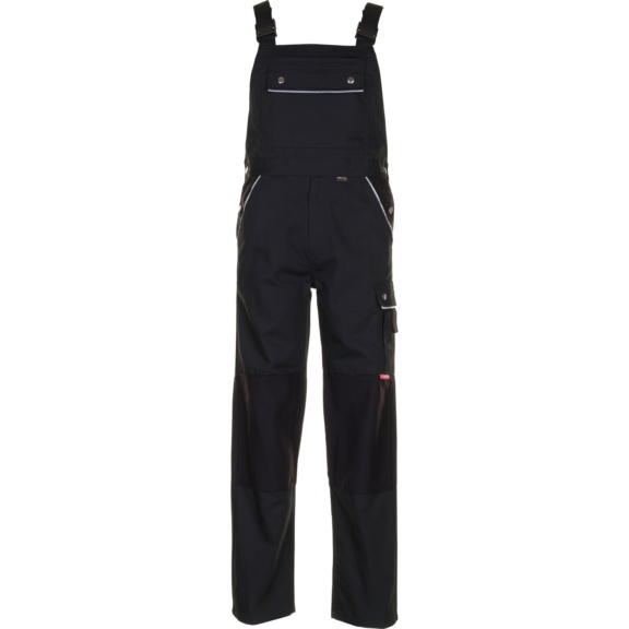 PLANAM Canvas 320 Herrenlatzhose schwarz/schwarz Größe 58 - CANVAS 320 Herrenlatzhose