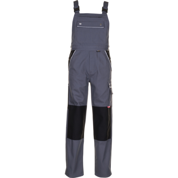 PLANAM Canvas 320 Amerikaanse overall heren grijs zwart maat 58