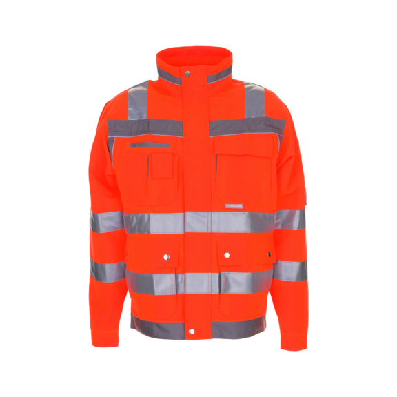 Blouson aviateur haute visibilité PLANAM Plaline orange/zinc taille 27 - Blouson aviateur haute visibilité PLALINE