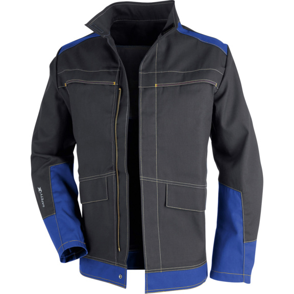 KÜBLER Safety X6 Multinormjacke anthrazit/kornblau Größe 58 - SAFETY X6 Multinormjacke