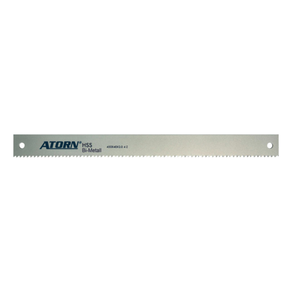 Lame de scie machine ATORN, HHS, bimétal, 400 x 32 x 1,6 mm, 4 dents par pouce - Lames de scie machine pour scies à métaux HSS, bimétal