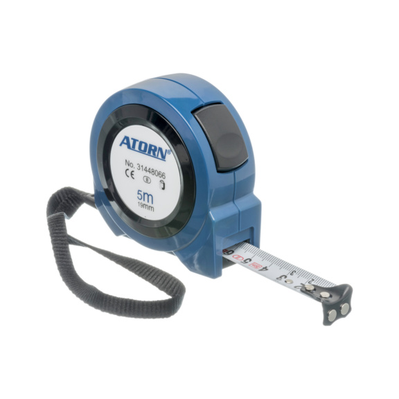 ATORN Rollbandmaß 8 m EG-Klasse II Self Lock mit Magnet - Rollbandmaß