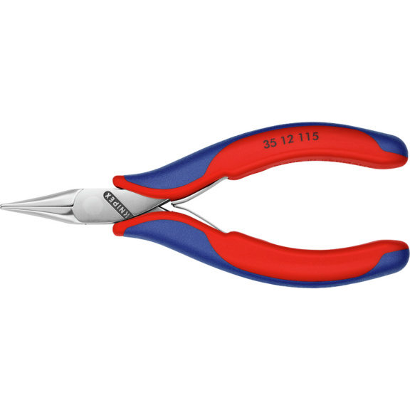 KNIPEX Elektronik-Greifzange 115 mm flache breite Backen - Elektronik-Greifzange