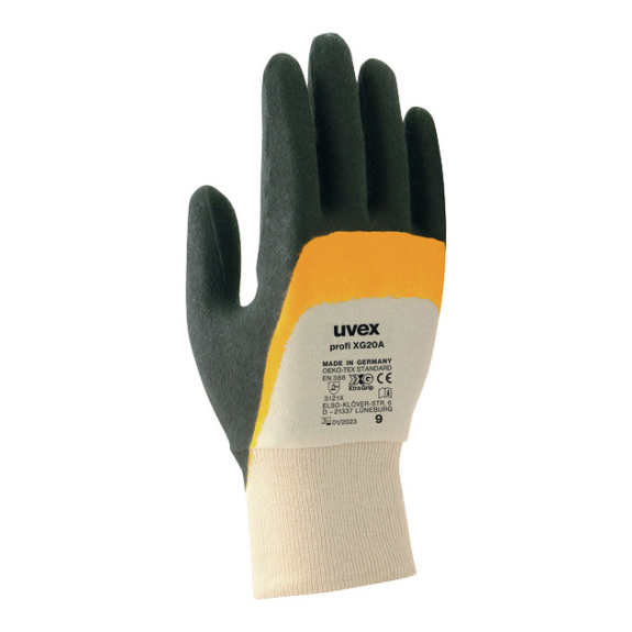 Gant de protection UVEX PROFESSIONAL ERGO XG 20A, taille 9 - Gants de montage