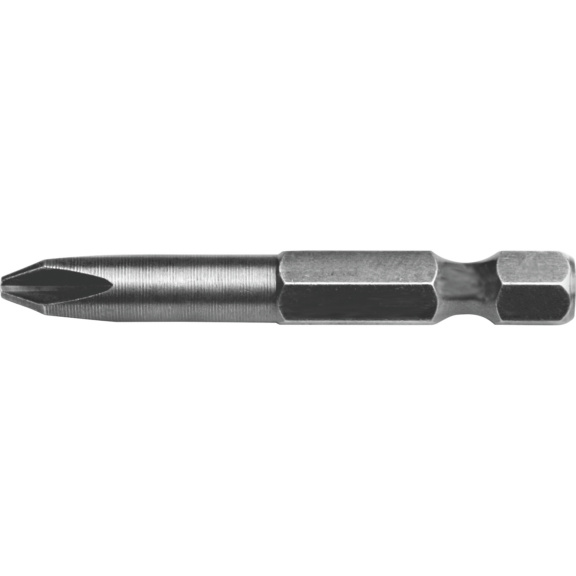 ATORN Bit E6,3 PH 1 x 50mm - Kreuzschlitz-Phillips-Recess ( PH) und Pozidriv ( PZ) -Bit