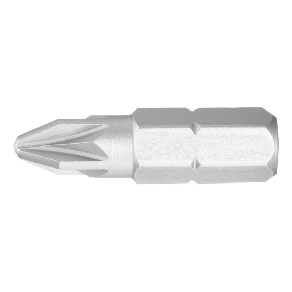 ATORN Bit C6,3 PZ 2 x 25mm - Kreuzschlitz-Phillips-Recess ( PH) und Pozidriv ( PZ) -Bit