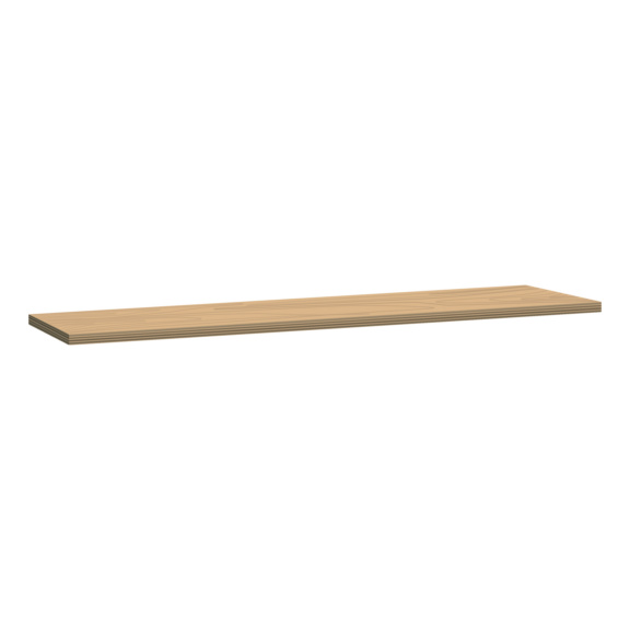 LISTA Plateau multiplex (lxPxH) 1500 x 700 x 50 mm, standard - Plateau d'établi