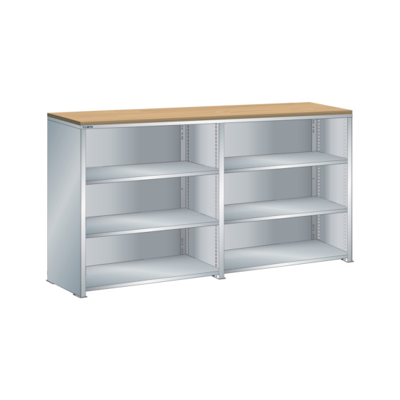 45.976.020 LISTA, Sideboard L1006 (BxTxH) 2 x 1000x350x1100mm 80kg R7035 - Sideboard