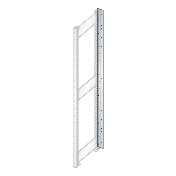 50.373.020 LISTA, Rückwandkoppler L1006 (BxH) 80x2500mm R7035 - Rückwandkoppler