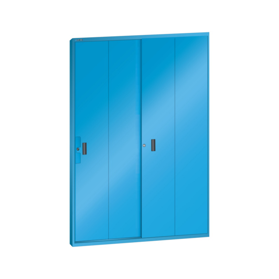 LISTA Porte coulissante L1006 conc. paroi latérale (lxH) 2 x 850x2500mm R5012 - Porte coulissante