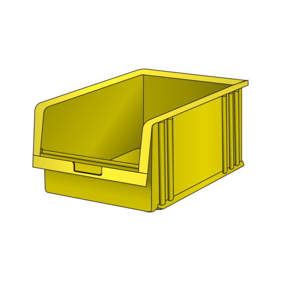 83.126.000 LISTA, Lagersichtbehälter (BxTxH) 311x492x199mm Grösse 6 gelb - Lagersichtbehälter