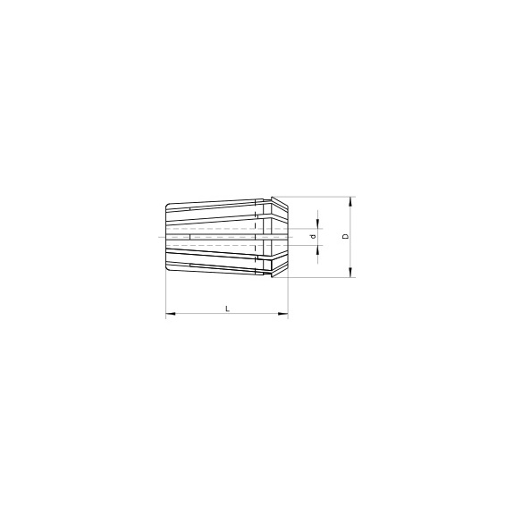 74.462.07 DIEBOLD, Spannzange DIN6388B/462E Gr. 25 x Ø7,0 - Spannzangen