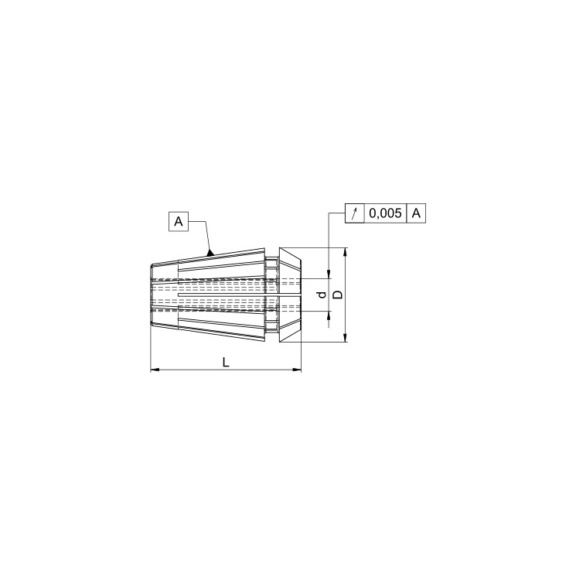 74.470.125 DIEBOLD, Spannzange DIN6499-B Ultra ER32 x Ø12,5 - Spannzangen