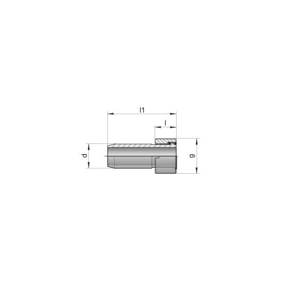 74.625.032 DIEBOLD, Kühlmittelübergaberohr HSK-A 32, M 10 x 1,0 - Kühlmittelübergaberohre