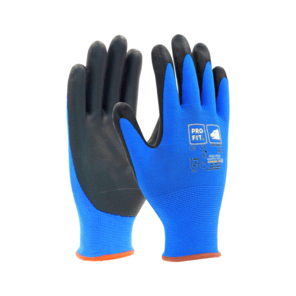 PRO FIT Montageschutzhandschuh, blau, Größe 7 - Montagehandschuhe