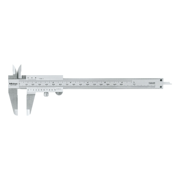 MITUTOYO Messschieber Nonius 0-200 mm 0,05 mm Metrisch - Taschen-Messschieber