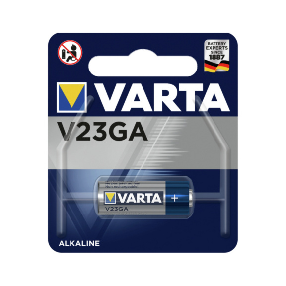 VARTA Sonderbatterie Typ V 23 GA Blister mit 1 Stück 12 V 38 mAH - Sonderbatterie V 23 GA